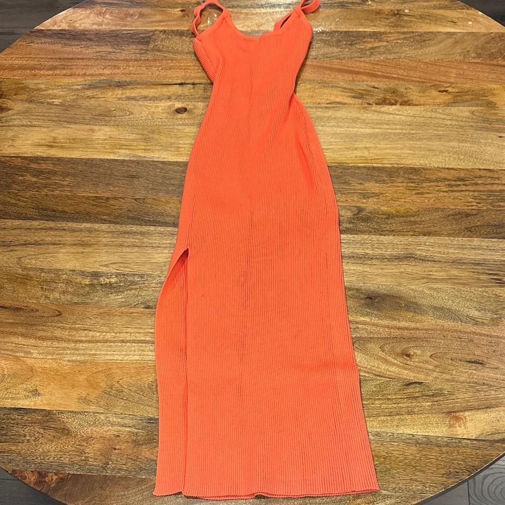 Windsor Vibrant Orange Maxi Dress